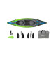 Inflatable Kayak Tandem - for 2 persons - Green Color - SF-IYA115-GR - Seaflo